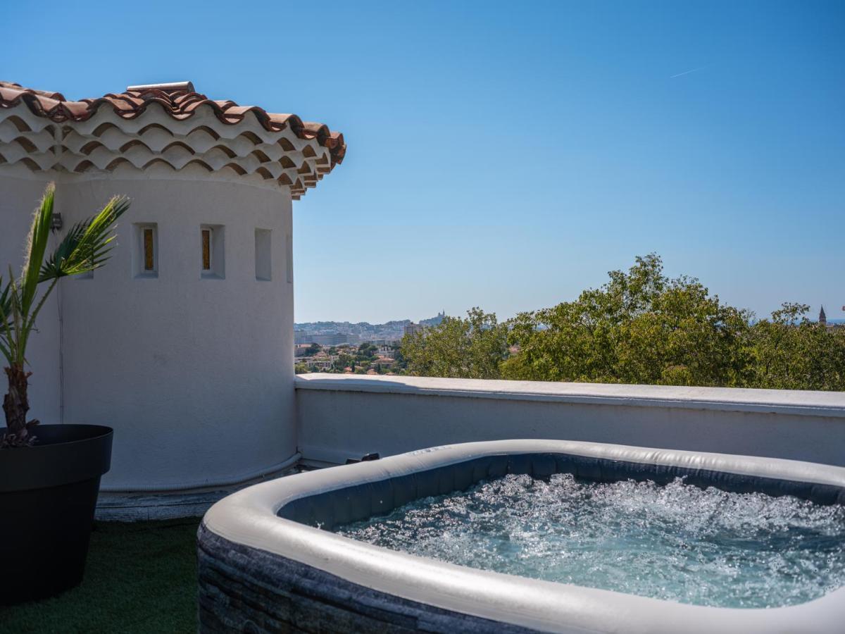 Апартаменты La Bastide De Saint Barnabe - Jacuzzi Terrasse Clim Wifi Parking Petanque Марсель Экстерьер фото